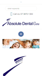 Mobile Screenshot of absolutedentalcare.com.au